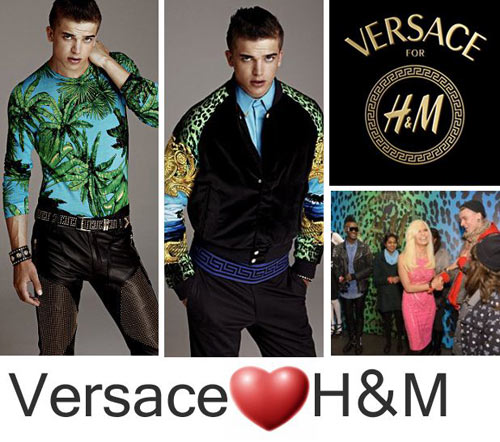 h and m versace
