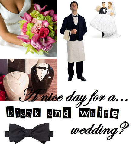 black-and-white-wedding