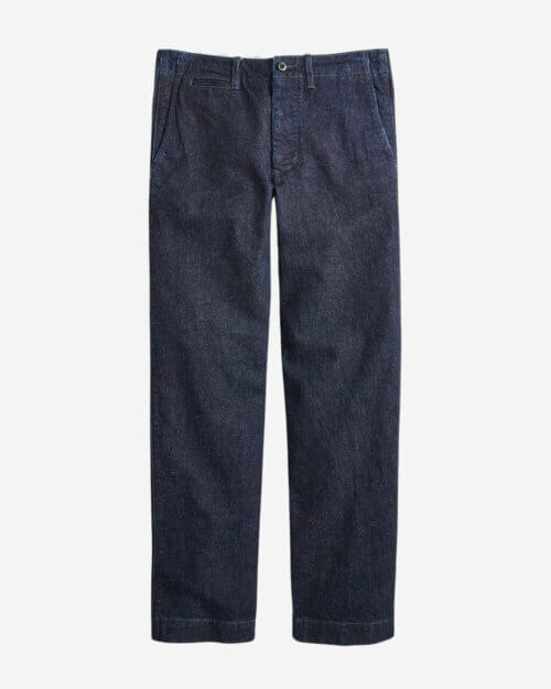 Wallace & Barnes Officer Chino Pant In Denim