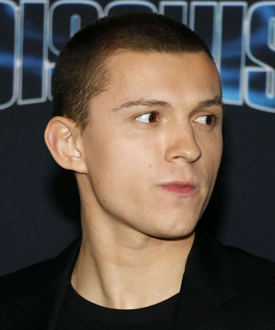 Tom Holland All Over Buzz Cut Hairstyle