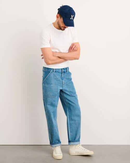 Men's carpenter jeans trend outfit