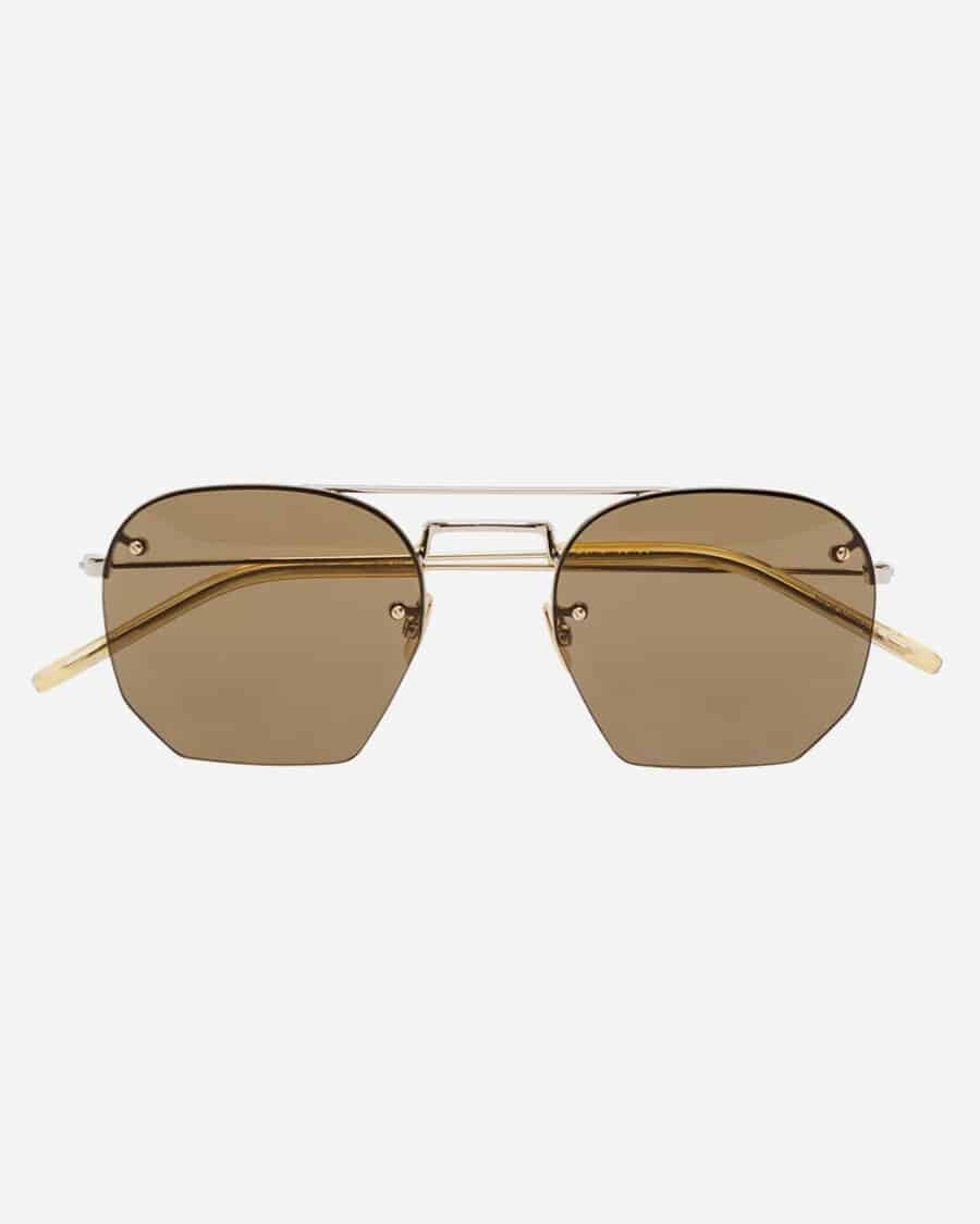 Saint Laurent cool SL422 geometric-frame sunglasses