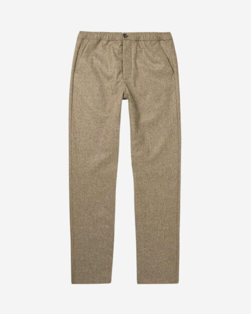 Oliver Spencer Straight-Leg Wool-Flannel Trousers