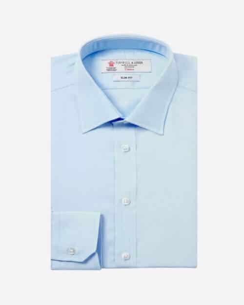 Turnbull & Asser Blue Cotton Shirt