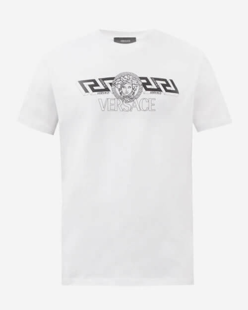 Versace Medusa Head-Print Cotton-Jersey T-Shirt