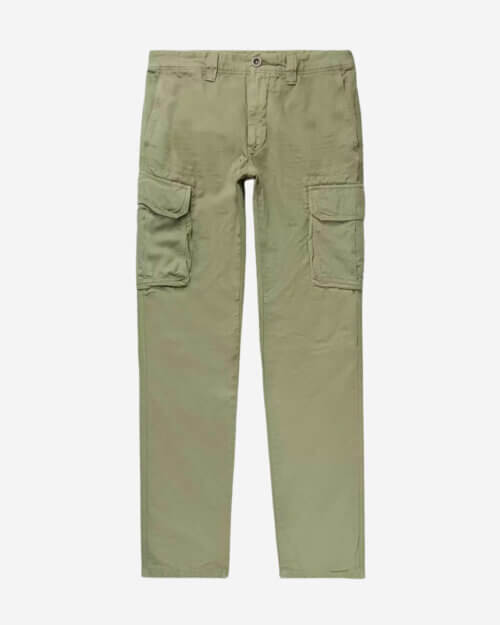 Incotex Slim-Fit Cotton and Linen-Blend Cargo Trousers