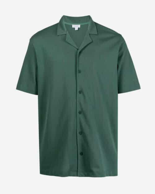 Sunspel Short-Sleeve Cotton Shirt