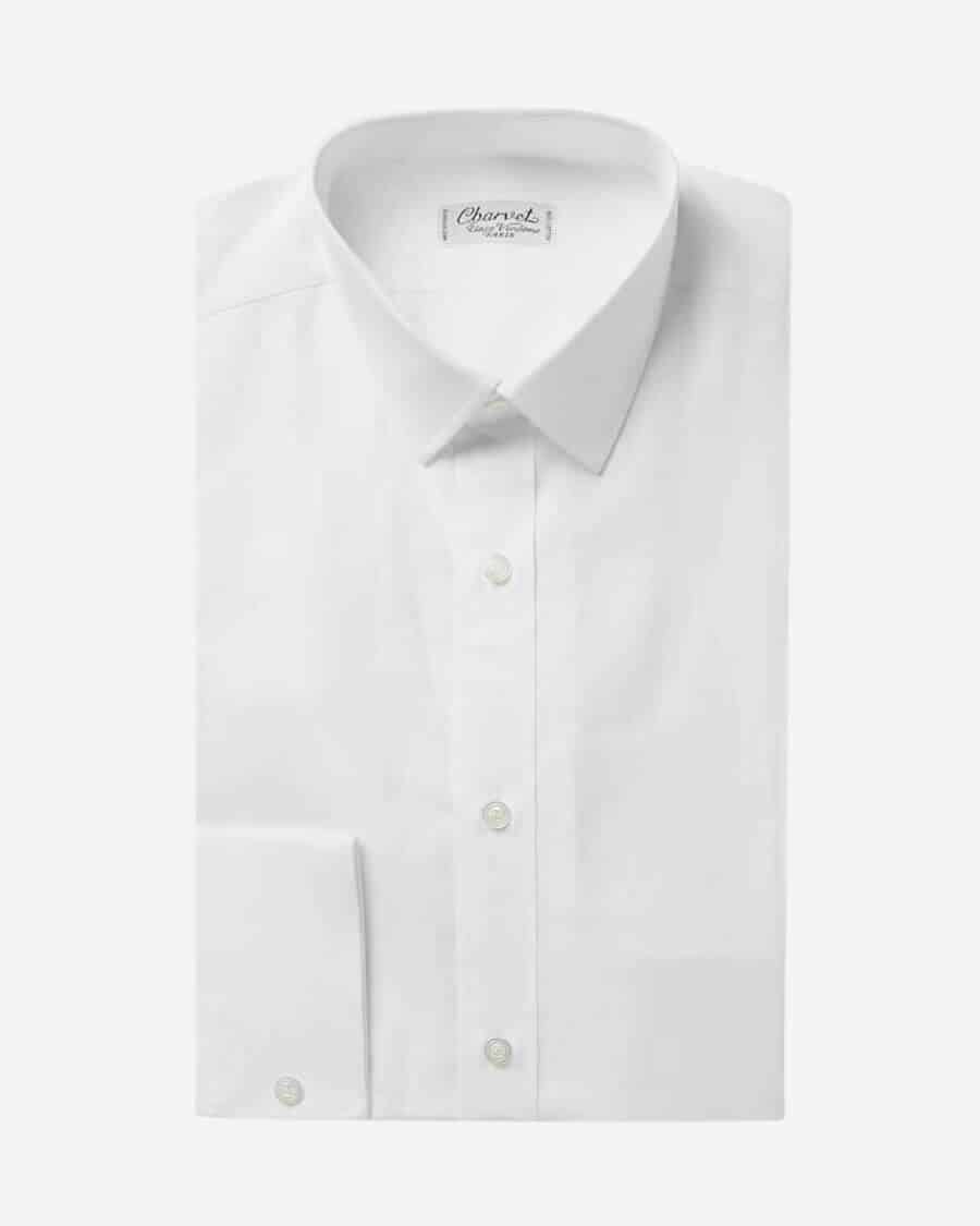 Charvet Herringbone Cotton Shirt
