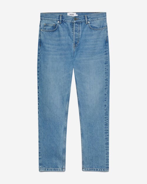 Wax London Slim Fit Jeans Mid Blue Denim