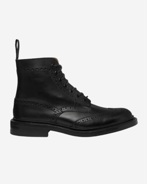 Tricker’s Stow Full-Grain Leather Brogue Boots