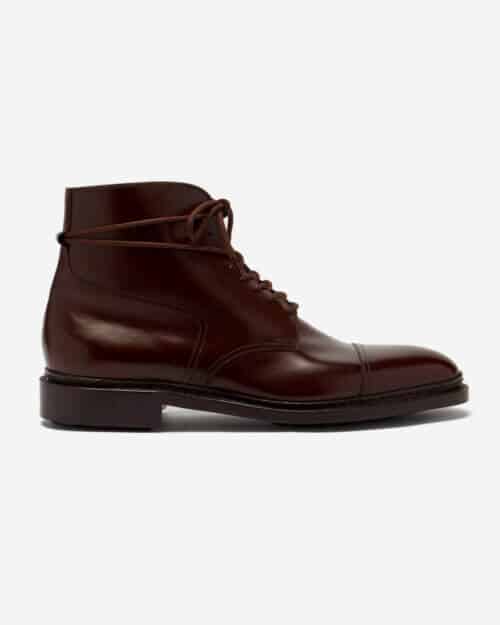 John Lobb Skye Lace-Up Leather Ankle Boots