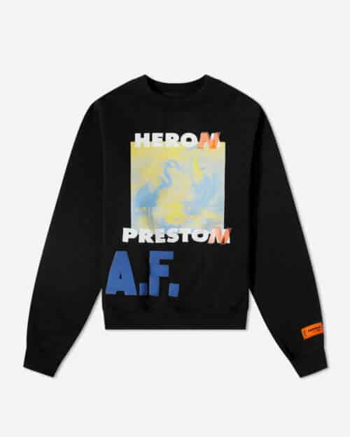 Heron Preston A.F. Authorized Crew Neck Sweatshirt