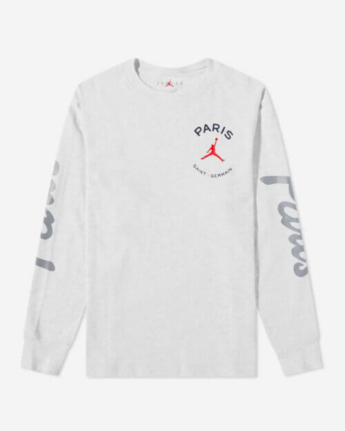 Air Jordan Long Sleeve PSG Logo Tee