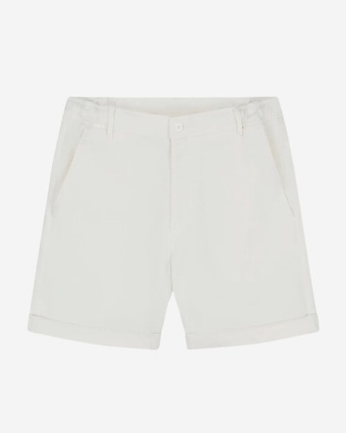 Aurelien Ivory Cotton Seaside Shorts