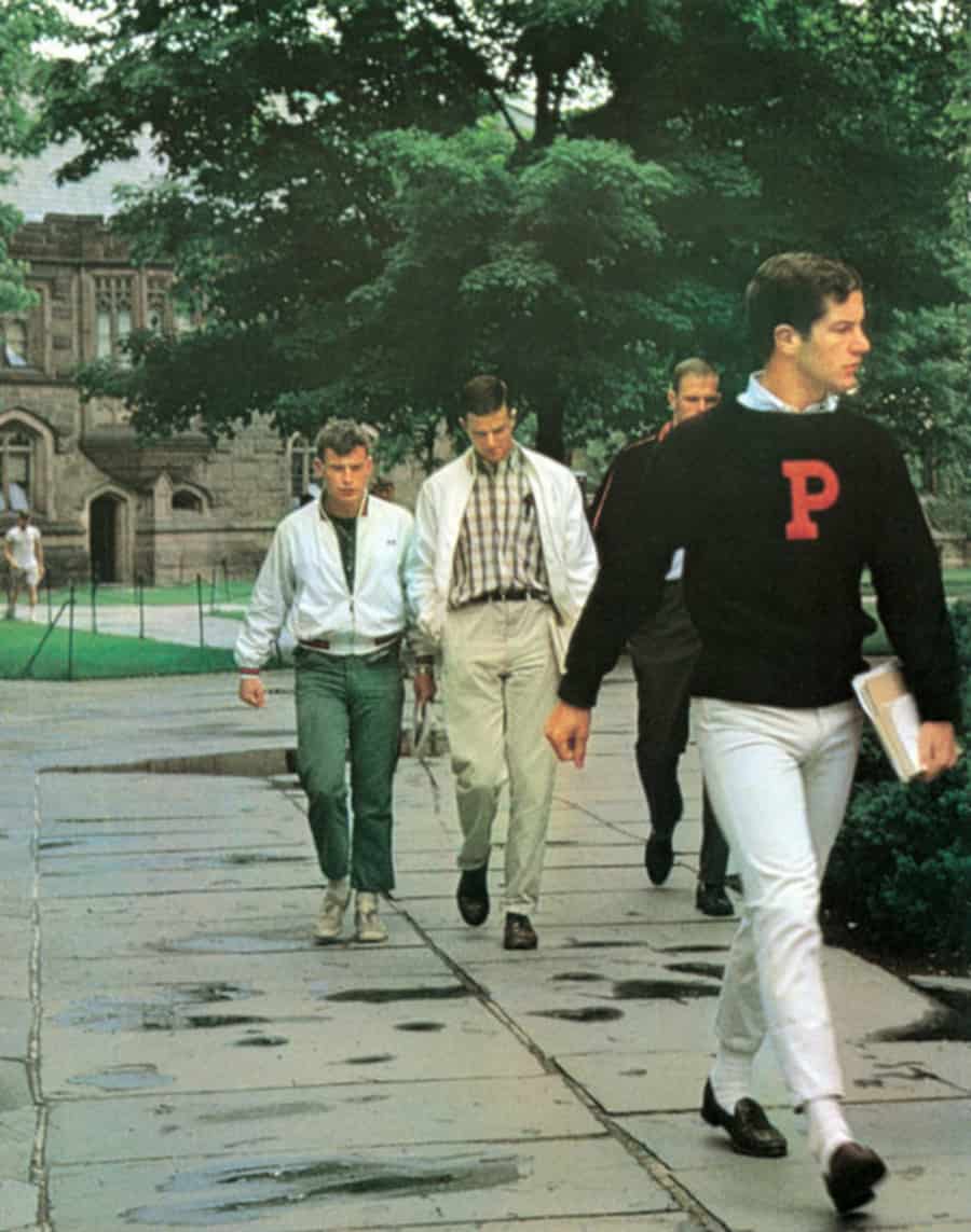 Photo of vintage Men's preppy style from Take Ivy book