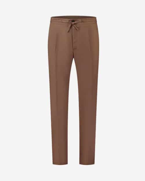 Aurelien Taupe Linen Seaside Trousers