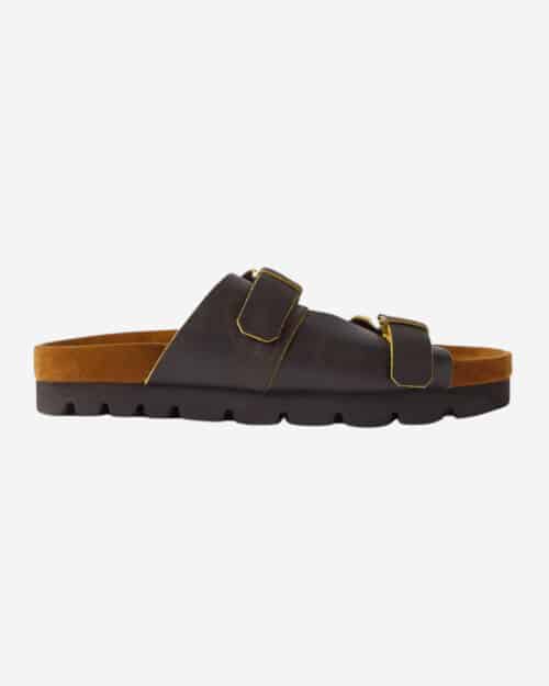 Grenson Florin Grained-Leather Sandals