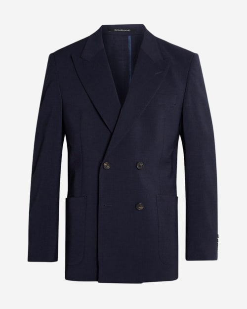 Richard James Active Unstructured Wool-Blend Seersucker Suit Jacket