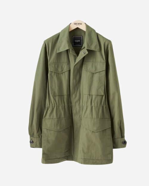 Todd Snyder Italian Ripstop Field Jacket in Olive