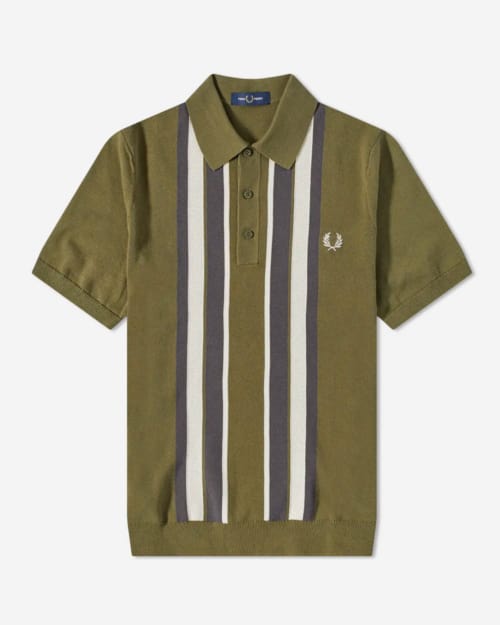 Fred Perry Stripe Knit Polo