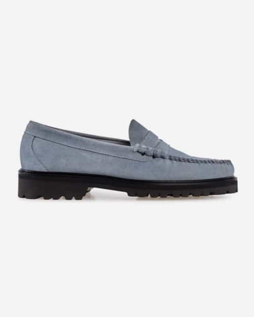 Weejuns 90s Larson Penny Loafer Slate Blue Suede
