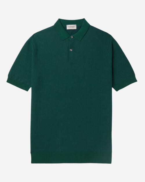 John Smedley Slim-Fit Merino Wool-Piqué Polo Shirt