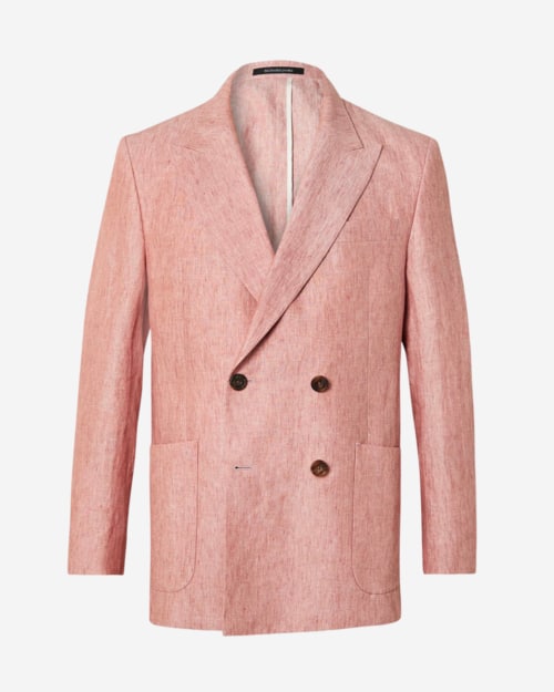 Richard James Unstructured Washed-Linen Suit Jacket