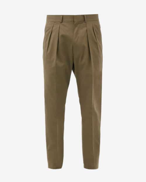 Tom Ford Pleated Cotton-Blend Twill Suit Trousers