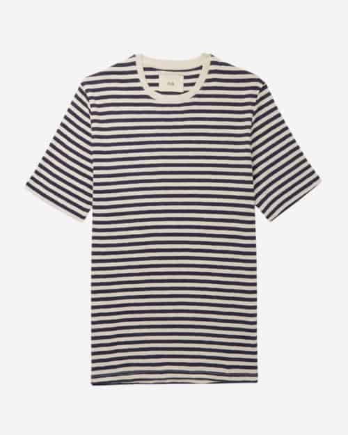 Folk Striped Slub Cotton-Jersey T-Shirt