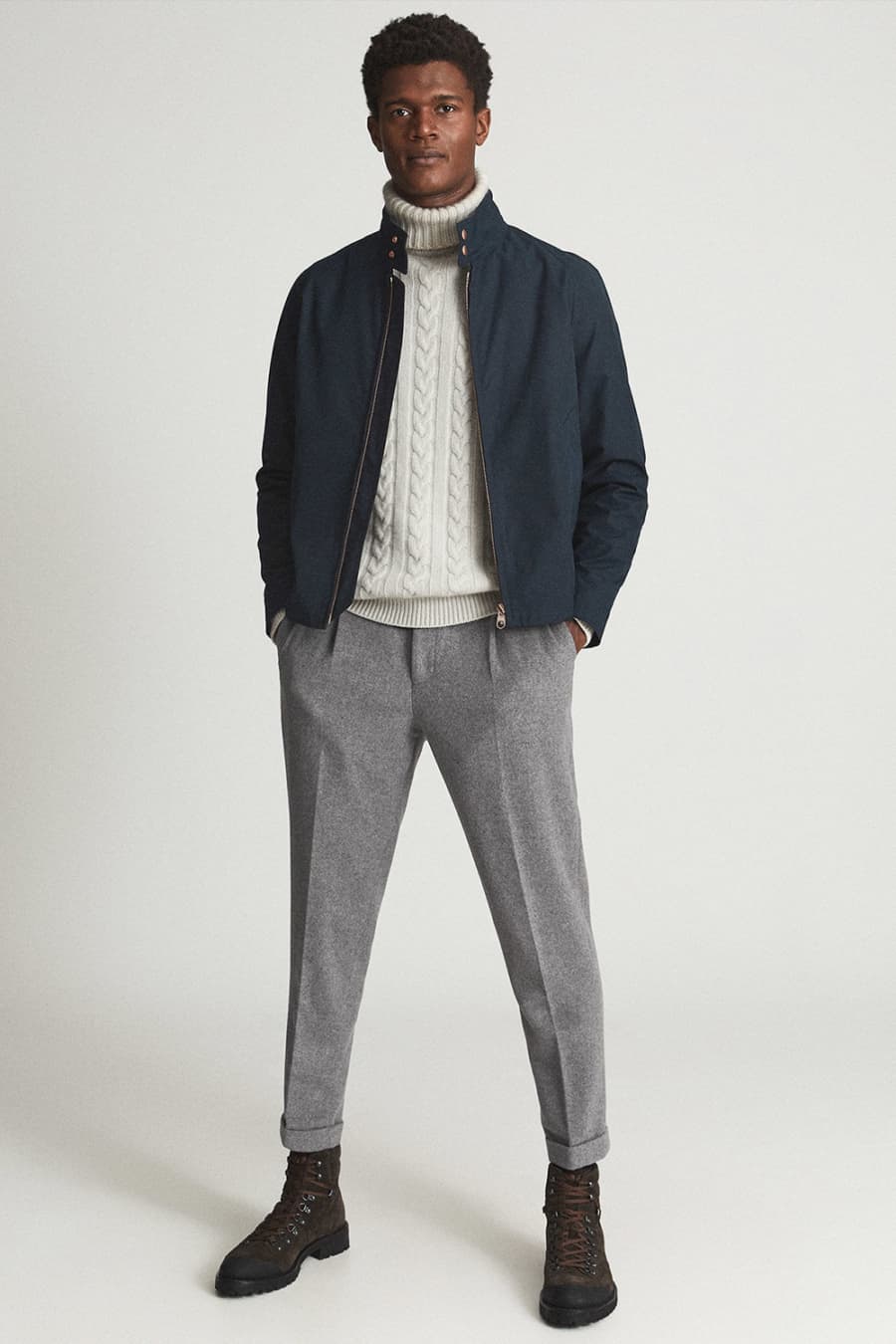 Slim Fit Twill trousers - Dark grey - Men | H&M IN-vachngandaiphat.com.vn