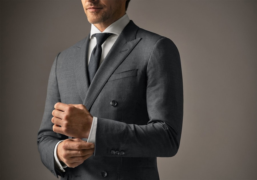 Men's well tailored Hugo Boss suit
