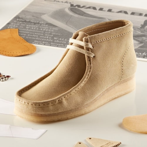 Clarks suede Wallabee boots