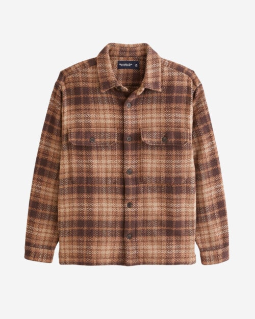 Abercrombie & Fitch Heavyweight Flannel Shirt Jacket