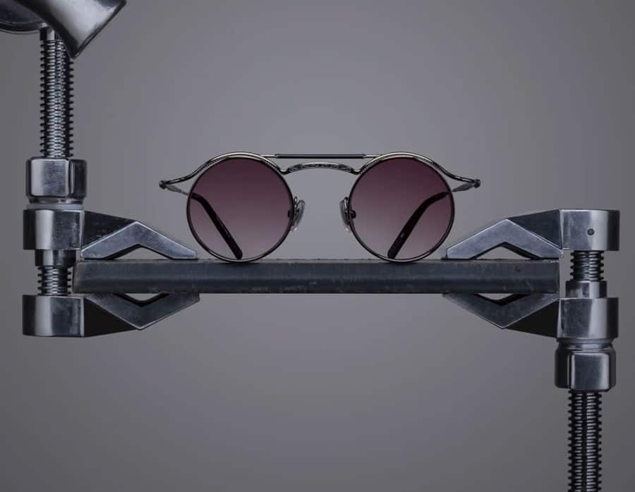 Matsuda round lens luxury sunglasses for men