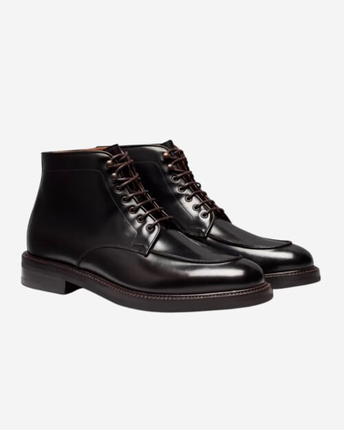 Suitsupply Brown Lace-Up Boot