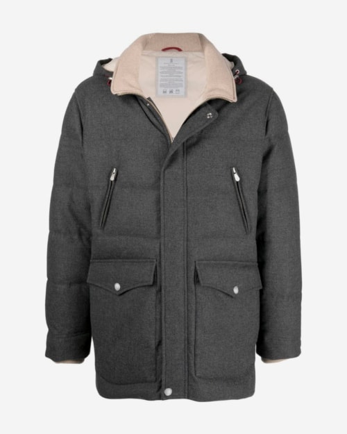 Brunello Cucinelli Feather-Down Padded Coat