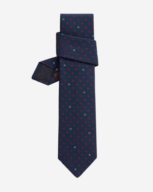 Hermès Tie 7 H Tonneau Tie