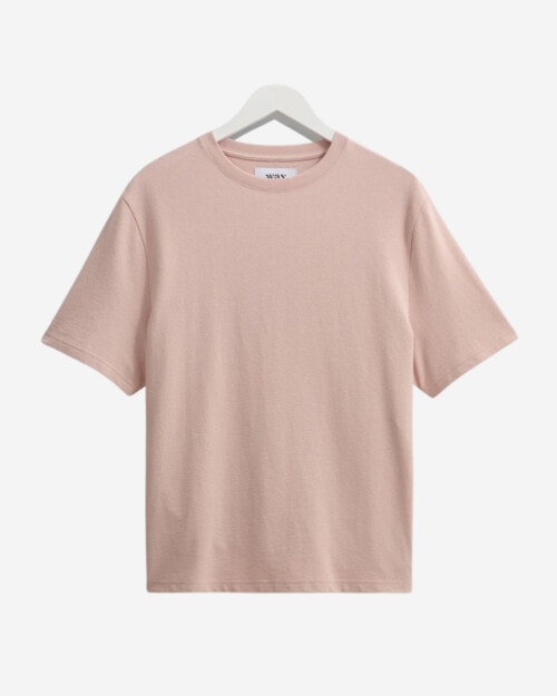 Wax London Dean T-Shirt Textured Pink