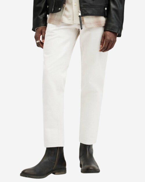 AllSaints Dean Slim Fit Cropped Denim Jeans