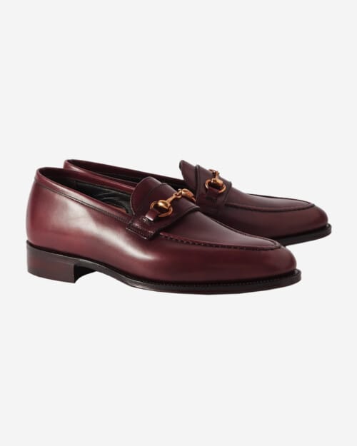 George Cleverley Colony Horsebit Leather Loafers