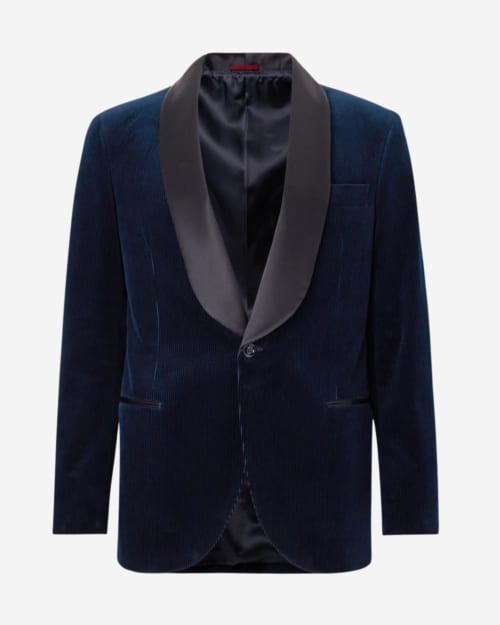 Brunello Cucinelli Shawl-Collar Cotton and Silk-Blend Corduroy Tuxedo Jacket