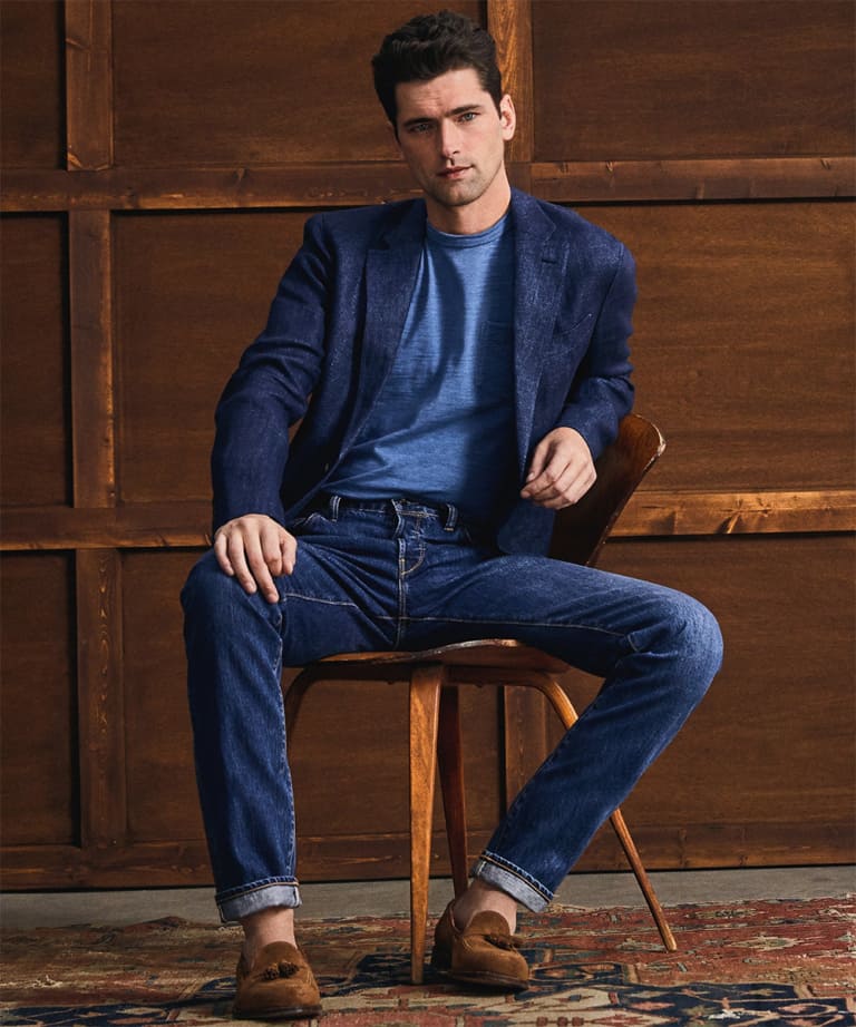 blazer jeans and boots