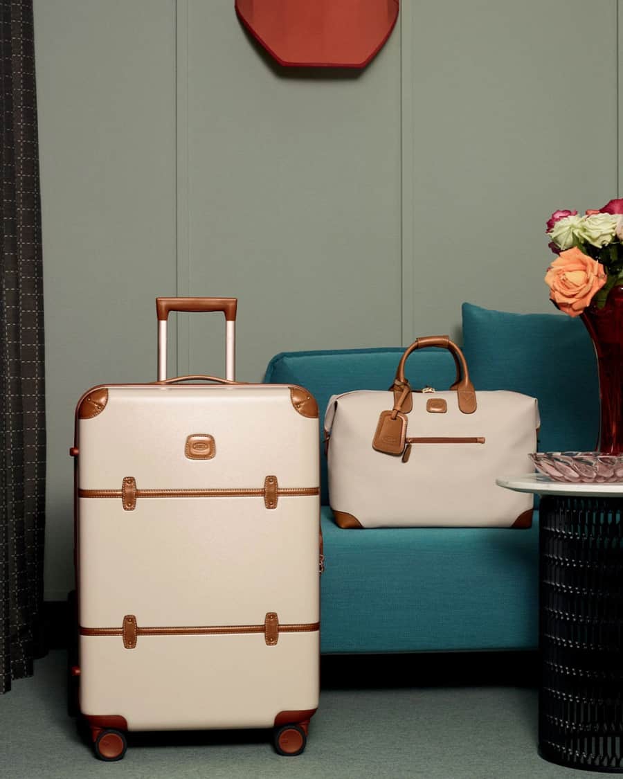 Bric;s luxury wheeled suitcase and tote bag