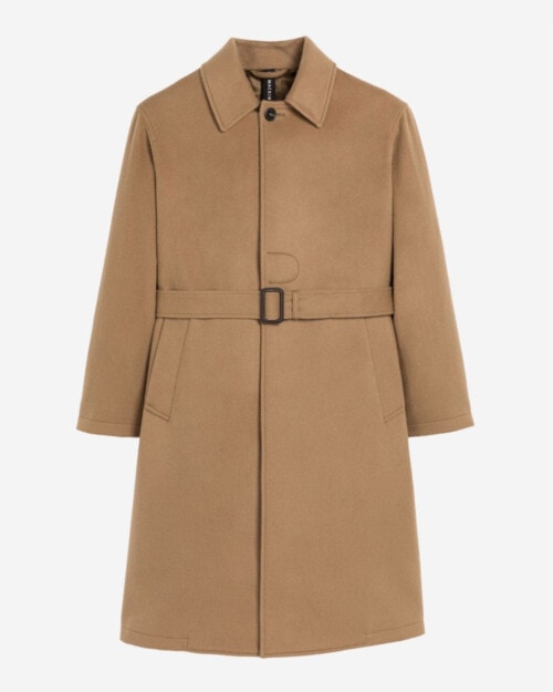 Mackintosh MILAN Beige Wool & Cashmere Single-Breasted Trench Coat