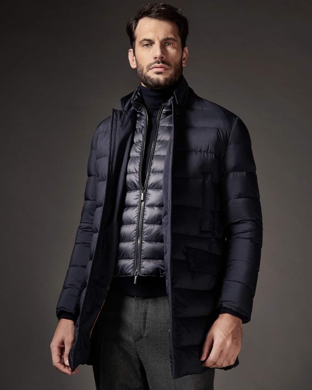 Moorer luxury padded coat