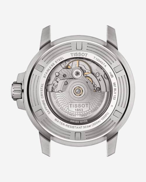Tissot Seastar 1000 Powermatic 80 dive watch caseback