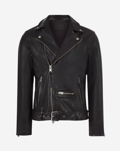 AllSaints Wick Leather Biker Jacket