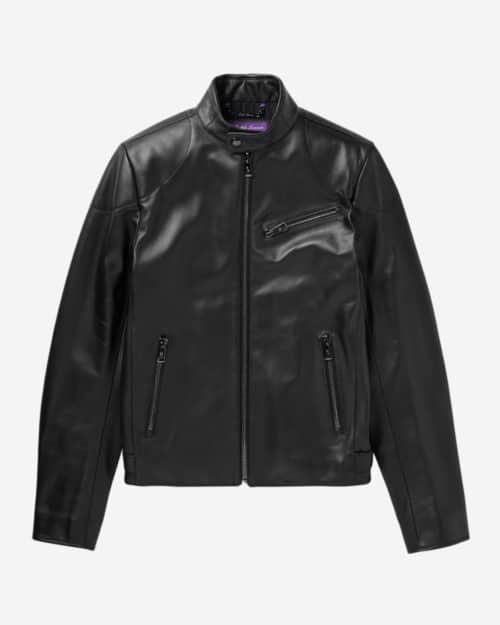Ralph Lauren Purple Label Randall Leather Biker Jacket