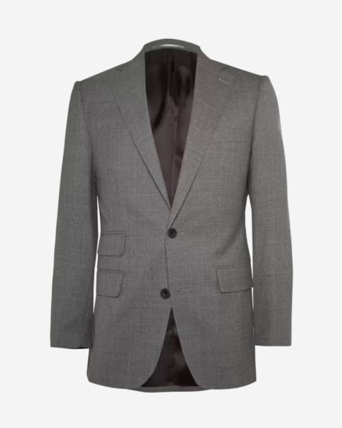 Thom Sweeney Grey Weighouse Slim-Fit Wool Suit
