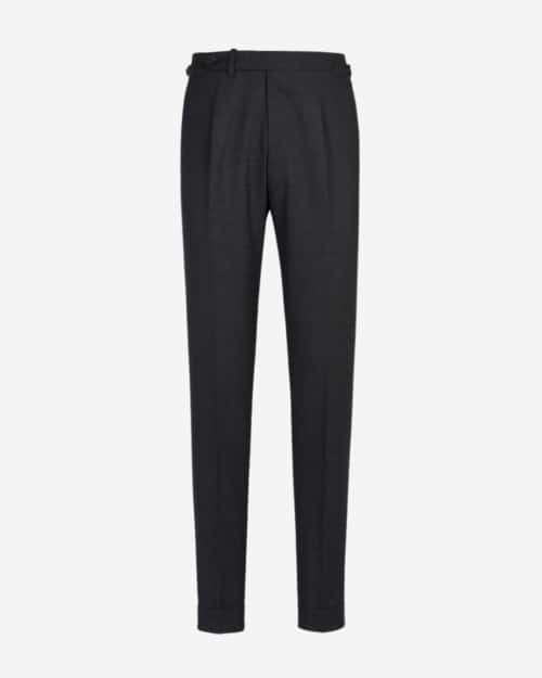 Suitsupply Mid Grey Pleated Vigo Trousers